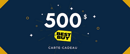 500$ Best Buy Carte-Cadeau